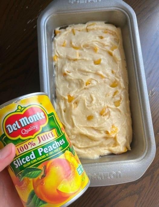 Peaches & Cream Loaf Recipe